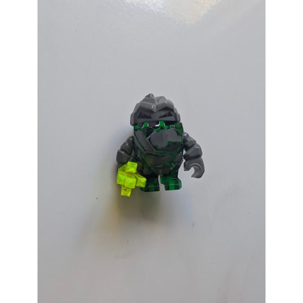 LEGO Power Miners Rock Monster Boulderax Trans Green Minifigure pm001 8957 2009